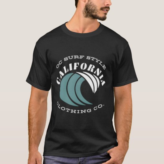 Hermosa Beach California Circle T-shirt (Voorkant)