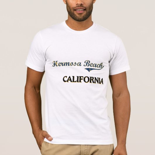 Hermosa Beach California City Classic T-shirt (Voorkant)