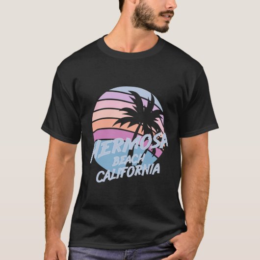 Hermosa Beach California T-shirt (Voorkant)
