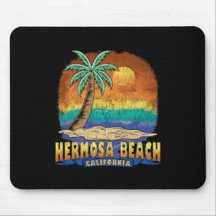 Hermosa Beach California Vintage in nood Souven Muismat