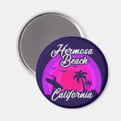 Hermosa Beach Californië Magneet (Voorkant / Achterkant)