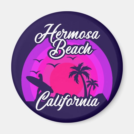 Hermosa Beach Californië Magneet (Voorkant)