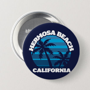 Hermosa Beach, Californië Ronde Button 7,6 Cm