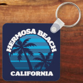 Hermosa Beach, Californië Sleutelhanger (Achterkant)