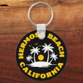 Hermosa Beach, Californië Sleutelhanger (Voorkant)