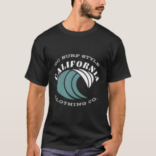 Hermosa Beach Californië Sunset Circle T-shirt