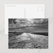 Hermosa Beach, foto van zwart en wit Briefkaart (Voorkant / Achterkant)