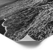 Hermosa Beach, foto van zwart en wit Poster (Hoek)