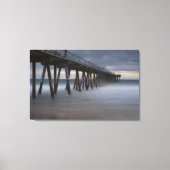 Hermosa Beach Pier Canvas Afdruk (Voorkant)