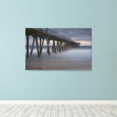 Hermosa Beach Pier Canvas Afdruk (Insitu (Houten vloer))