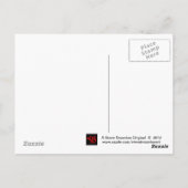 Hermosa Beach Pier Sunset Briefkaart (Achterkant)