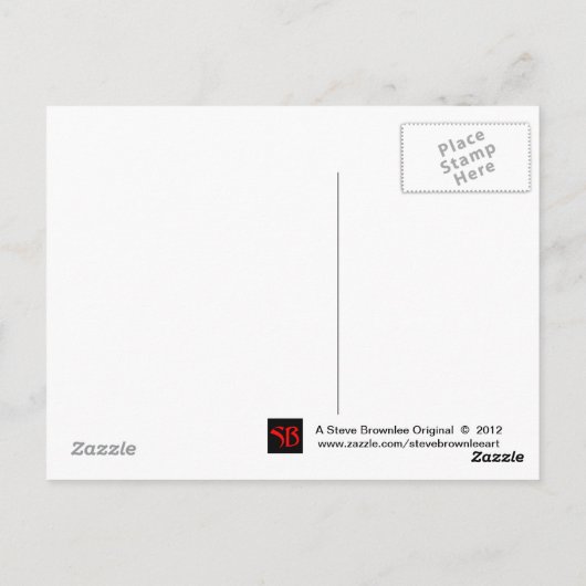 Hermosa Beach Pier Sunset Briefkaart (Achterkant)