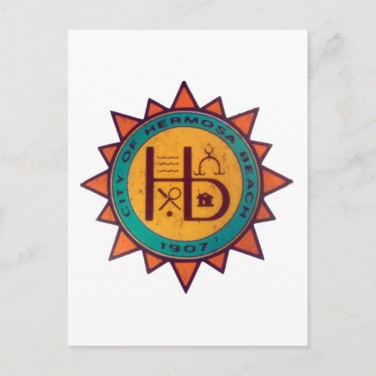 Hermosa Beach Seal Briefkaart (Voorkant)