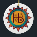 Hermosa Beach Seal Keramisch Ornament<br><div class="desc">Hermosa Beach Seal Ornament</div>
