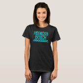 Hermosa Beach Waves Surf Travel T-shirt (Voorkant volledig)