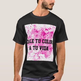 Hermosa camiseta decorada  t-shirt