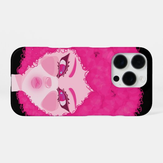 Hermosa chica crespa iPhone hoesje (Achterkant horizontaal)