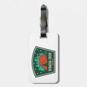 Hermosa Creek Wilderness Colorado Camping Bagagelabel (Achterkant verticaal)