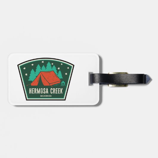 Hermosa Creek Wilderness Colorado Camping Bagagelabel (Achterkant horizontaal)