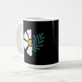 Hermosa flor abstracta koffiemok (Voorkant links)