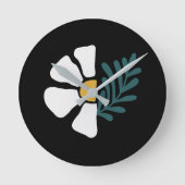 Hermosa flor abstracta ronde klok (Voorkant)