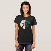 Hermosa flor abstracta t-shirt (Voorkant volledig)