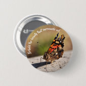 Hermosa Mariposa Ronde Button 5,7 Cm (Voorkant /achterkant)