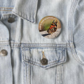 Hermosa Mariposa Ronde Button 5,7 Cm (In situ)