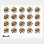 Hermosa Mariposa Ronde Sticker (Vel)