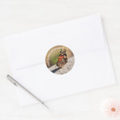 Hermosa Mariposa Ronde Sticker (Envelop)