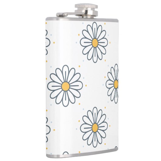 Hermosas margaritas minimalistas heupfles (Rechts)