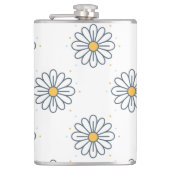 Hermosas margaritas minimalistas  heupfles (Voorkant)