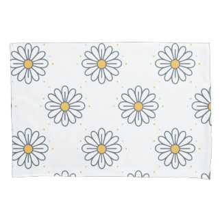 Hermosas margaritas minimalistas kussensloop
