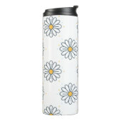 Hermosas margaritas minimalistas  thermosbeker (Gedraaid links)