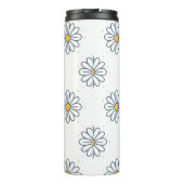 Hermosas margaritas minimalistas  thermosbeker (Achterkant)