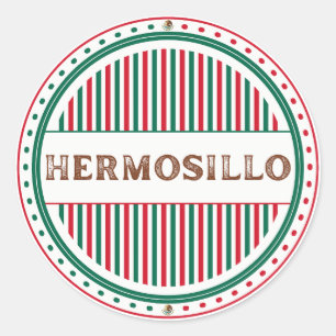 Hermosillo City Pride Embleem – Mexicaanse identit Ronde Sticker