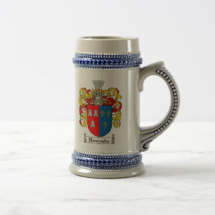 Hernandez Coat of Arms Stein Bierpul