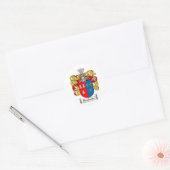 HERNANDEZ FAMILIE CREST - HERNANDEZ KAT VAN WAPENS RONDE STICKER (Envelop)