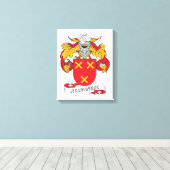 Hernandez Family Crest Canvas Afdruk (Insitu (Houten vloer))