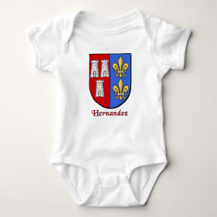 Hernandez Family Shield Baby Creeper Romper