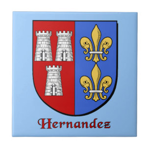 Hernandez Family Shield Tegeltje