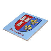 Hernandez Family Shield Tegeltje (Zijkant)