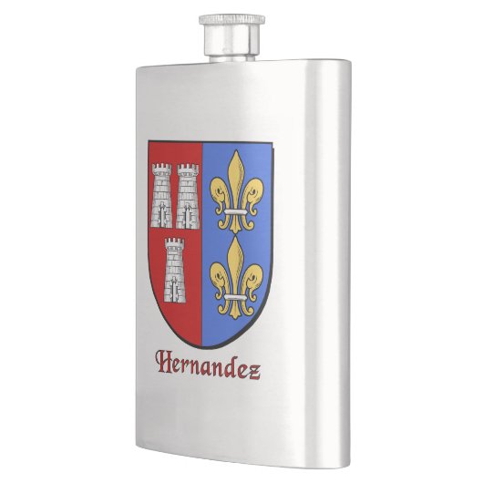 Hernandez Heraldic Shield Heupfles (Links)