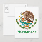 Hernandez Mexican National Seal Briefkaart (Voorkant / Achterkant)