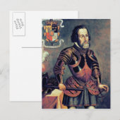 Hernando Cortes Briefkaart (Voorkant / Achterkant)