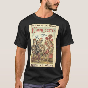 Hernando Cortez in aanwezigheid van Montezuma of T T-shirt