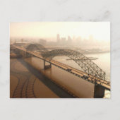 Hernando de Soto Bridge in Memphis Briefkaart (Voorkant)