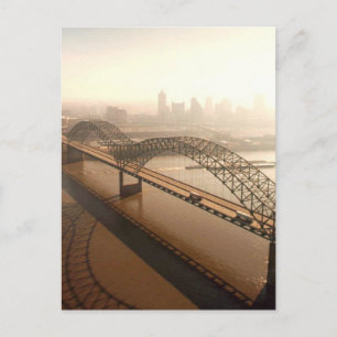 Hernando de Soto Bridge in Memphis Briefkaart