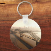 Hernando de Soto Bridge in Memphis Sleutelhanger (Voorkant)