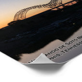 Hernando De soto Bridge, Memphis Poster (Hoek)